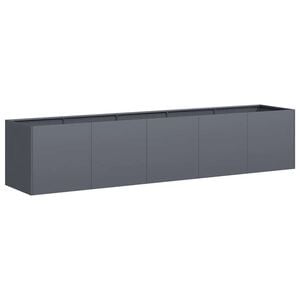 vidaXL Planter Anthracite 200x40x40 cm Cold-rolled Steel