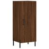 vidaXL Highboard Brown Oak 34.5x34x180 cm Engineered Wood
