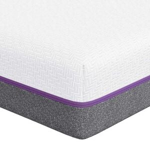 vidaXL Mattress White and Grey 70 x 200 cm Memory Foam