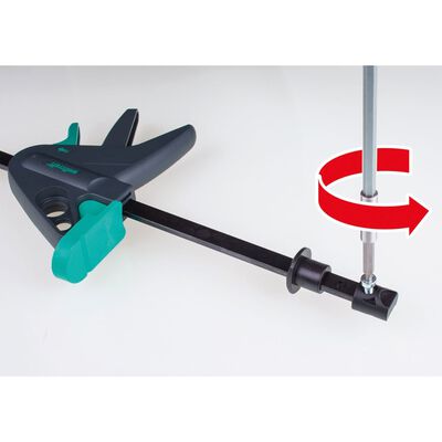 wolfcraft Work Table Clamp PRO 65-150-W Black and Green