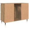 vidaXL Bathroom Cabinet Artisan Oak 80x33x60 cm Engineered Wood