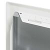 vidaXL Access Panel 2 pcs White 20 x 20 cm Steel