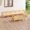 vidaXL 8 Piece Garden Lounge Set Solid Wood Pine