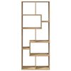 vidaXL Room Divider Bookcase Artisan Oak 67x25x161.5 cm Engineered Wood