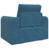 vidaXL Sofa Bed Blue 98 x 71 x 83 cm Velvet