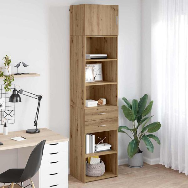 vidaXL Highboard Artisan Oak 50 x 42.5 x 225 cm Engineered Wood