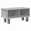 vidaXL TV Stand 68.5 x 35 x 35 cm Grey Sonoma Engineered Wood