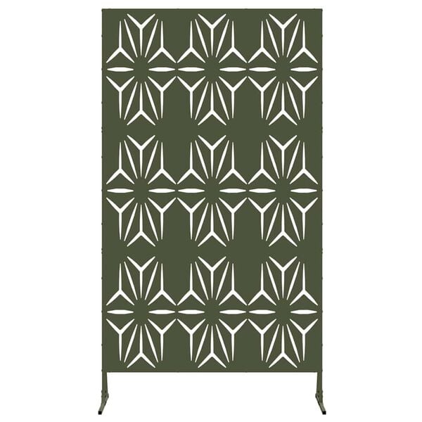 vidaXL Privacy Screen Olive 100 x 50 x 180 cm Steel