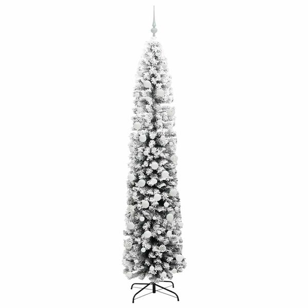 vidaXL Artificial Christmas Tree with 300 LEDs with Stand Green 210 cm