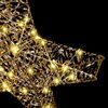 vidaXL 3D Star with 50 LEDs Warm white 55 x 52.5 x 9 cm PET