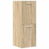 vidaXL 5 Piece Bathroom Furniture Set Sonoma Oak Engineered Wood