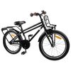 vidaXL Kids Bike 18'' for 5-7 Years Old Black
