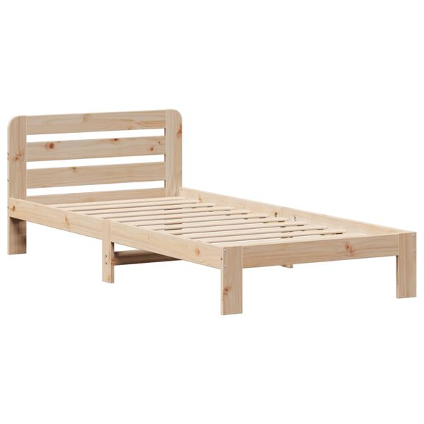 vidaXL Bed Frame without Mattress 90x200 cm Solid Wood Pine