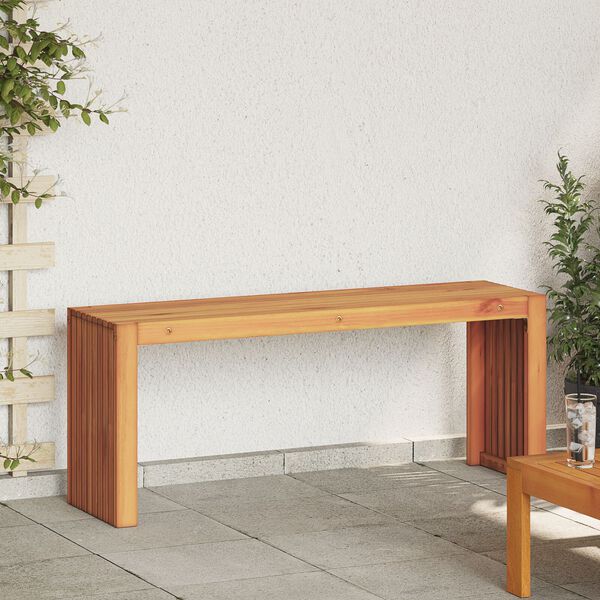 vidaXL Garden Bench Brown 110 x 30 x 45 cm Solid teak wood
