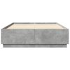 vidaXL Bed Frame without Mattress Concrete Grey 150x200 cm King Size