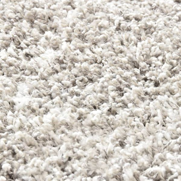vidaXL Rug Berber Shaggy PP Sand and Beige 120x170 cm