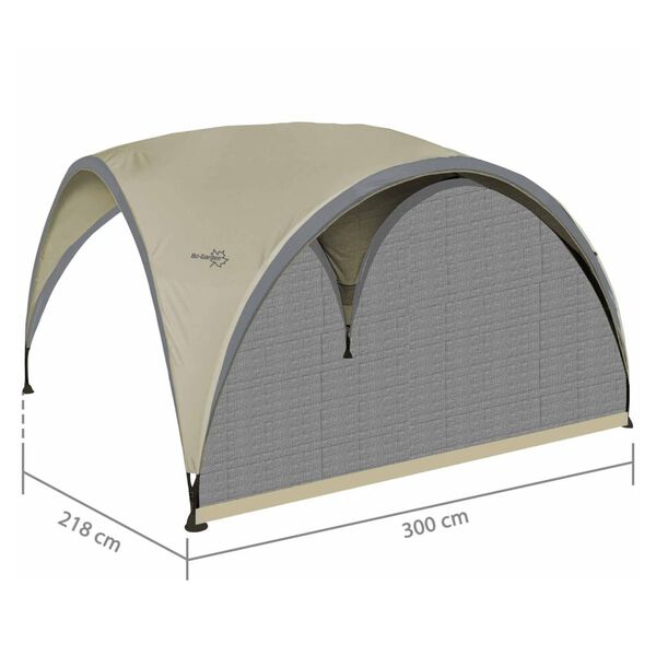 Bo-Camp Side Wall for Party Shelter with Mosquito Net S Beige