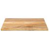 vidaXL Table Top 90x90x3.8 cm Square Solid Wood Mango