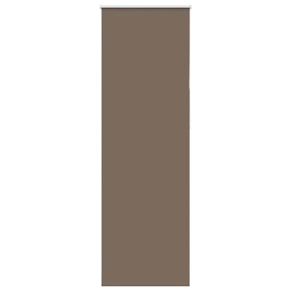 vidaXL Roller Blind Blackout Coffee 75x210 cm Fabric Width 70.7 cm Polyester