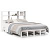 vidaXL Bookcase Bed without Mattress White 120x200 cm Solid Wood