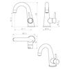 SCH&Uuml;TTE Basin Mixer PISA Chrome