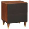 vidaXL Bedside Cabinet 2 pcs Brown 40 x 33.5 x 46 cm Solid Acacia wood