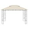 vidaXL Gazebo 4x3x2.7 m Cream 160 g/m²