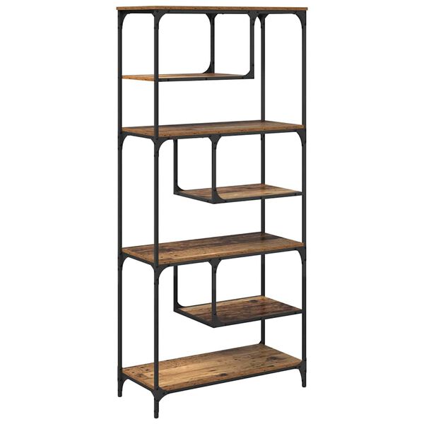vidaXL Bookcase Old wood Engineered wood