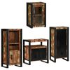 vidaXL Bathroom Furniture Set 4 pcs Multicolour Solid Reclaimed Wood