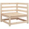 vidaXL 2 Piece Garden Sofa Set Solid Wood Pine
