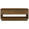 vidaXL Coffee Table Brown Oak 102.5x55x44 cm Engineered Wood