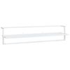 vidaXL Towel Rack White 95x25x22 cm Iron