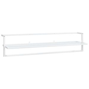 vidaXL Towel Rack White 95x25x22 cm Iron