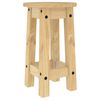 vidaXL Bar Stools 2 pcs Solid Wood Pine