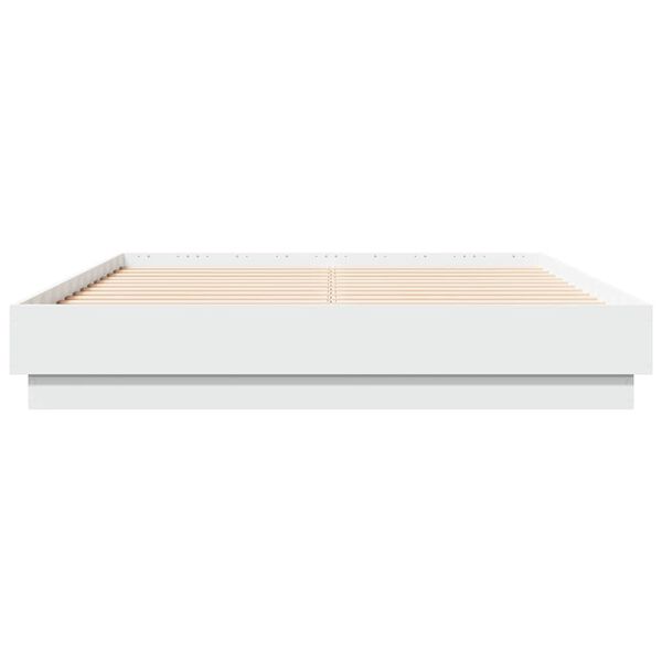 vidaXL Bed Frame without Mattress White 120x190 cm Small Double