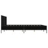 vidaXL Bed Frame without Mattress Black 160x200 cm