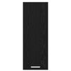 vidaXL Hanging Cabinet with Door Black Oak and White 30 x 31 x 80 cm