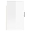 vidaXL Wall Mounted TV Cabinets 2 pcs High Gloss White 40x34.5x60 cm