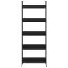 vidaXL 5-Layer Book Shelf Black 60x27.6x158.5 cm Engineered Wood