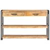 vidaXL Sideboard 120x30x75 cm Solid Rough Mango Wood