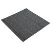 vidaXL Carpet Tile Medium Grey with Stripes 50 x 50 cm 36 pcs