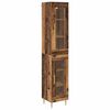 vidaXL Highboard 2 pcs Old Wood 34.5 x 34 x 180 cm Engineered Wood