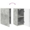 vidaXL TV Cabinet Set 8 pcs Concrete Grey Engineered Wood