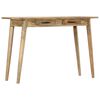 vidaXL Console Table 115x40x75 cm Solid Rough Mango Wood