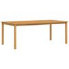 vidaXL Garden Dining Set 7 pcs Brown Solid Acacia Wood