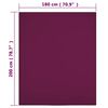 vidaXL Jersey Fitted Sheets 2 pcs Bordeaux 180x200 cm Cotton