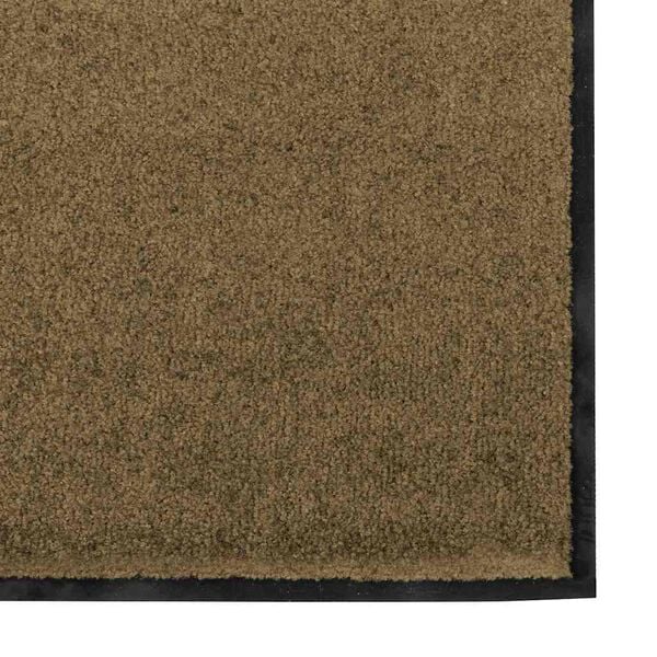vidaXL Doormat Other Brown and Black 120 x 250 cm Polyamide and PVC