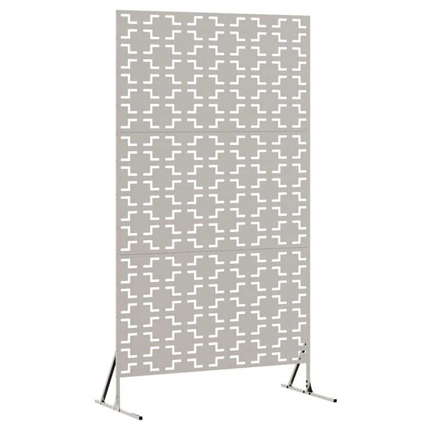 vidaXL Privacy Screen Grey 100 x 50 x 180 cm Steel