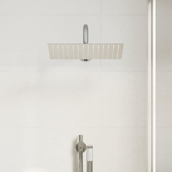 vidaXL Rain Shower Head Stainless Steel 304 30x20 cm Rectangular