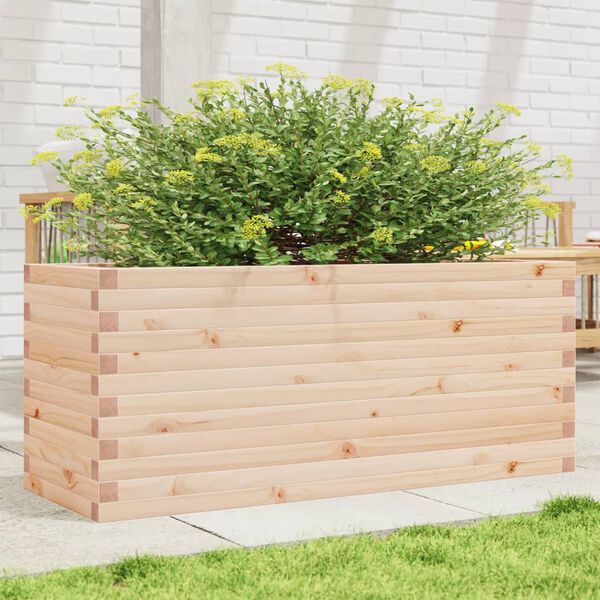 vidaXL Garden Planter 110x40x46 cm Solid Wood Pine